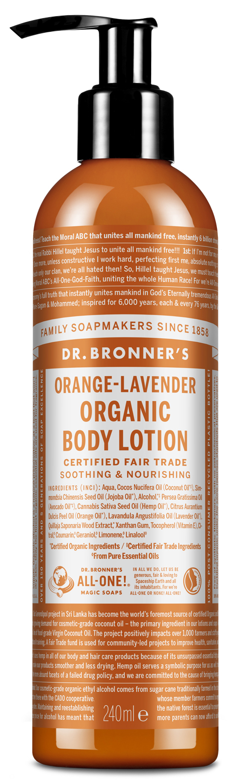 DR. BRONNER'S ORGANIC LOTION ORANGE | Official Site